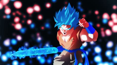 Goku SSB Ki Blade, HD Anime, 4k Wallpapers, Images, Backgrounds, Photos and Pictures