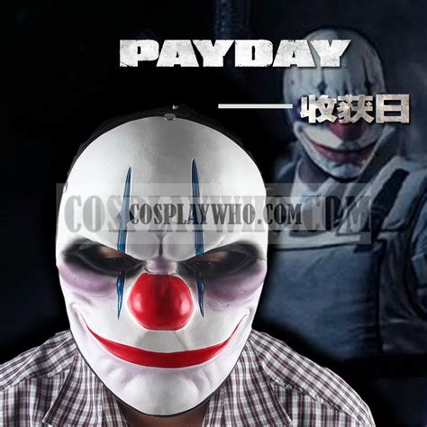 PAYDAY 2 Chains Mask Heist Joker Cosplay Mask