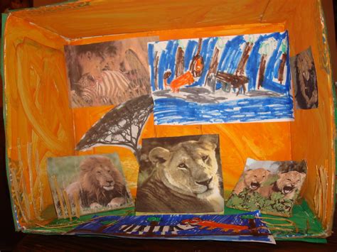 Simple Christian Homemaking: Kari's Lion Diorama