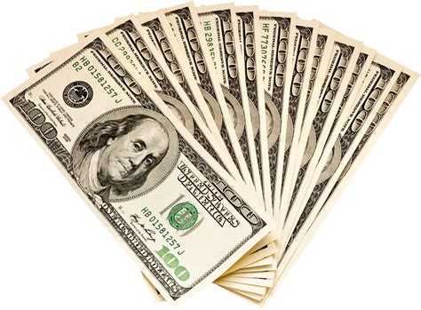 100 Dollar Bill Stack Png - PNG Image Collection