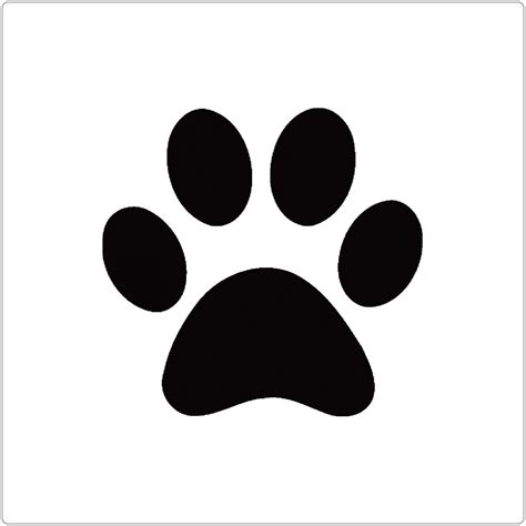 Free Dog Paw Print Stencil, Download Free Clip Art, Free Clip Art on Clipart Library – Paw Print ...