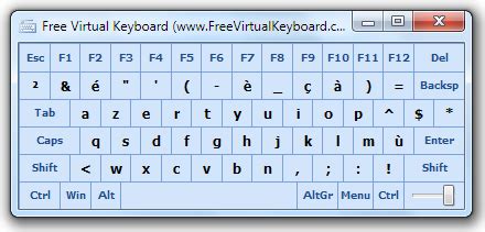 clavier visuel