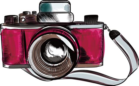 Ftestickers Clipart Camera Vintage Retro - Vintage Camera Vector Png Transparent Png - Full Size ...