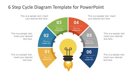 6 Step Cycle Diagram PowerPoint Template - SlideModel