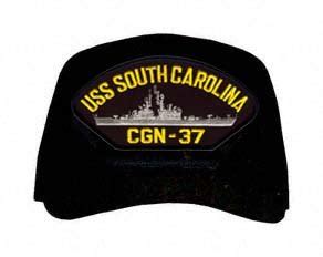 Amazon.com: USS South Carolina CGN-37 Ship Cap: Clothing