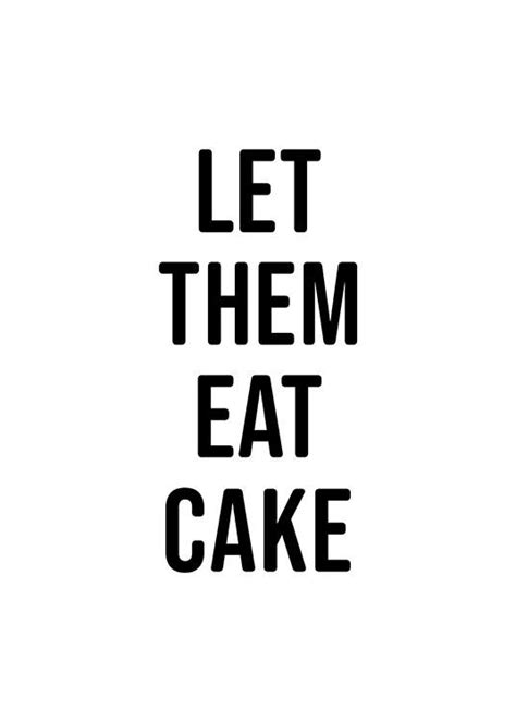 Let Them Eat Cake Poster - Eat cake quote - Desenio.com