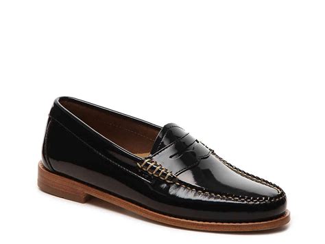 G.H. Bass & Co. Whitney Weejuns Patent Loafer in Black | Lyst