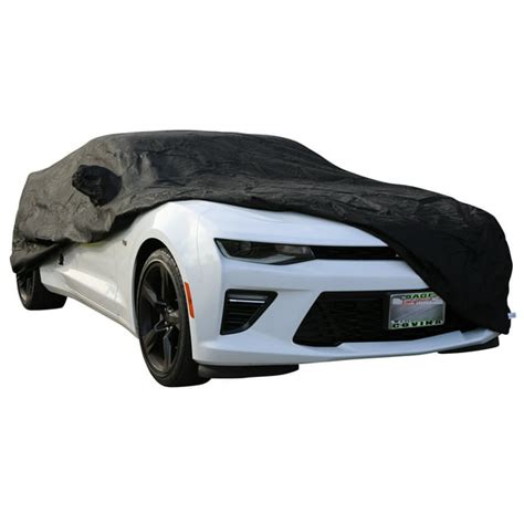 Custom Car Cover Waterproof Black for Chevrolet Camaro Gen 5/6 2010 2011 2012 2013 2014 2015 ...