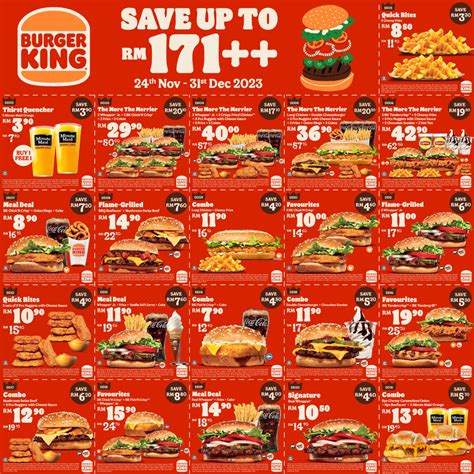 Burger King Menu Malaysia & Latest Prices 2024