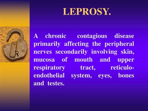 PPT - LEPROSY. PowerPoint Presentation - ID:645018