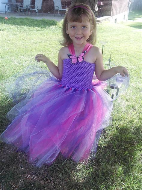 Dress - Purple And Pink Tutu Dress #2602397 - Weddbook