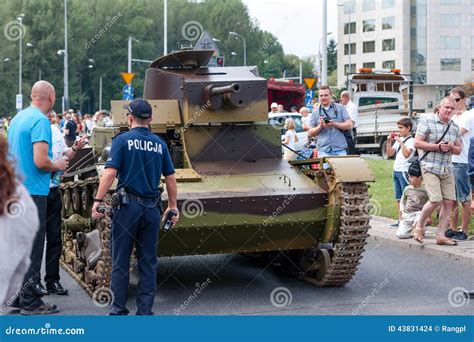 Tank 7TP editorial stock image. Image of event, parade - 43831424