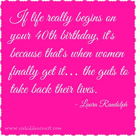 Quotes For 40th Birthday Woman - Printable Birthday Cards