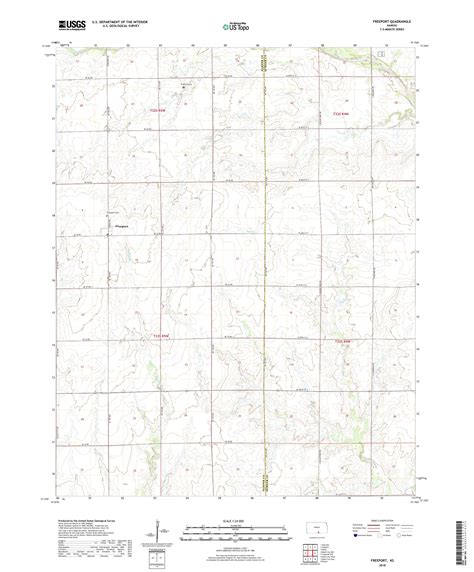 Freeport Kansas US Topo Map – MyTopo Map Store