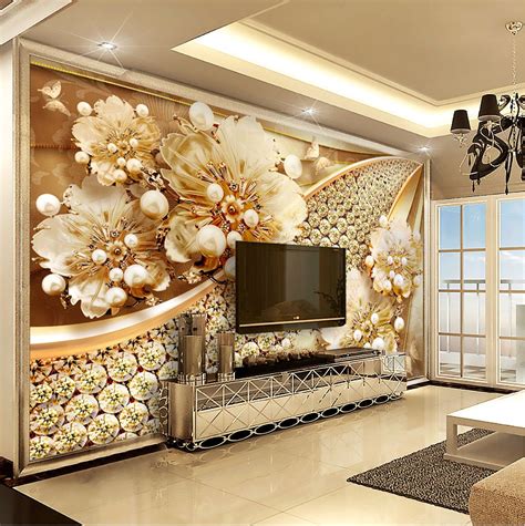 3d Wallpaper Designs For Living Room India Nakicphotography - 3d ...