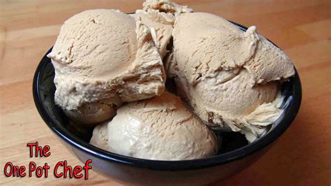 The One Pot Chef Show: Super Simple Coffee Ice Cream - RECIPE