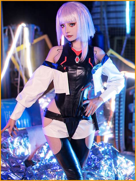 Cyberpunk Edgerunners Lucy Game Anime Cosplay Clothing Halloween ...