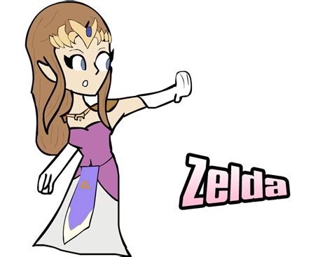 Super Smash Bros Zelda by RobyApolonio on DeviantArt