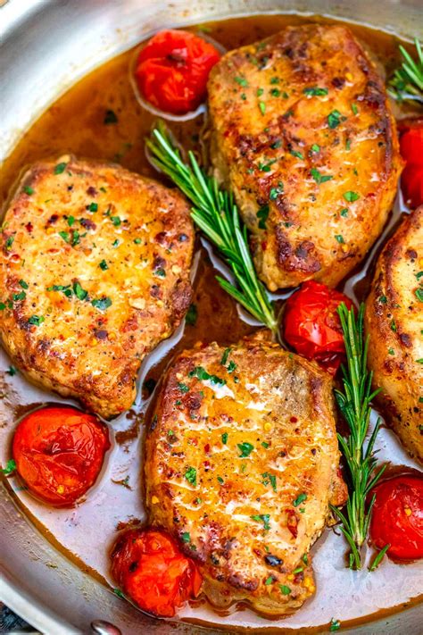 Skillet Pork Chops - 30 Minutes Only! - Sweet and Savory Meals