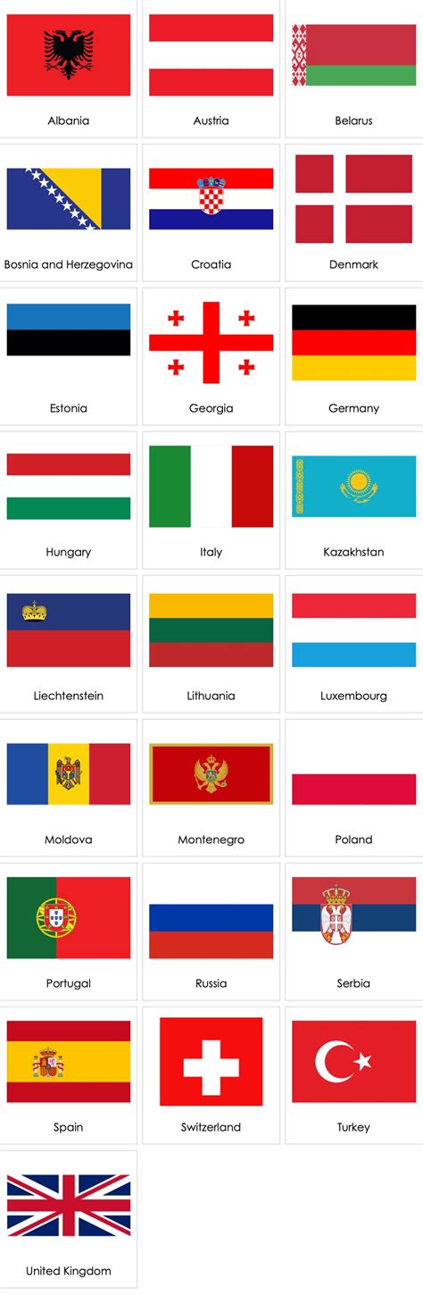 Flags of European Countries 01 | AMI Digital