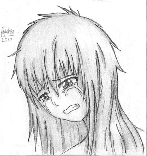 1290x2796px, 2K Free download | 3 Latest Pencil Drawings Sad Anime Girl ...