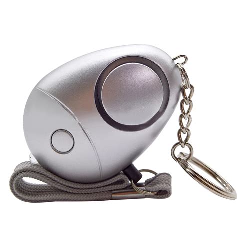 Personal Alarm 120 130dB Safe Sound Emergency Self Defense Security Alarm Keychain LED ...