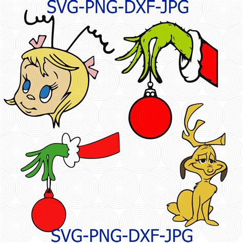 Grinch Svg Cindy Lou Svg Max Svg The Grinch Who Stole Etsy | Images and Photos finder