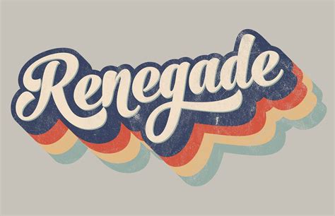 How To Create a Retro 70s Style Striped Logo Type Effect | Retro logo design, Retro graphic ...