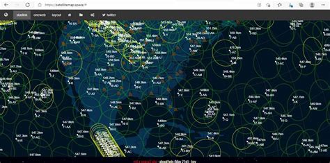 Real Time Starlink Satellite Map – SPARC