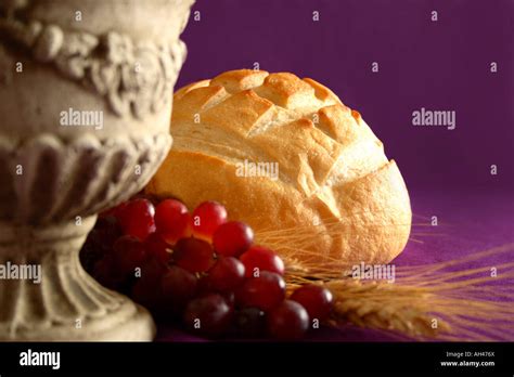 Communion elements Stock Photo - Alamy