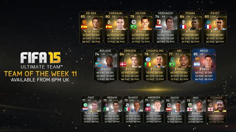 Official Record Breaker Messi TOTW 11 Discussion Thread - TOTW / TOTS / TOTY Discussion - FIFA ...