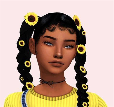 Sims 4 plain cute hair cc - bxematter