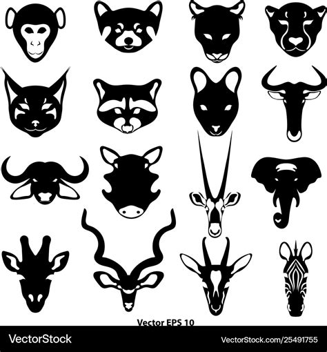 Logo animals Royalty Free Vector Image - VectorStock