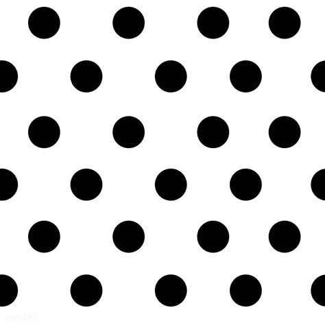 Black and white seamless polka dot pattern vector | free image by rawpixel.com / filmful | Dots ...