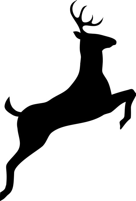 Big Buck Silhouette at GetDrawings | Free download