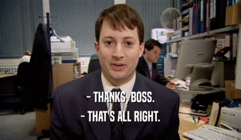 Peep Show | GIFGlobe | - THANKS, BOSS. - THAT'S ALL RIGHT.