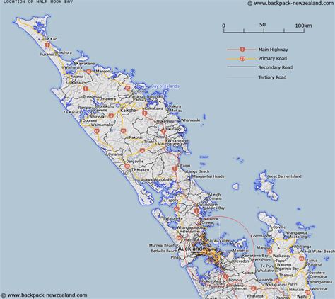 Where is Half Moon Bay? Map - New Zealand Maps