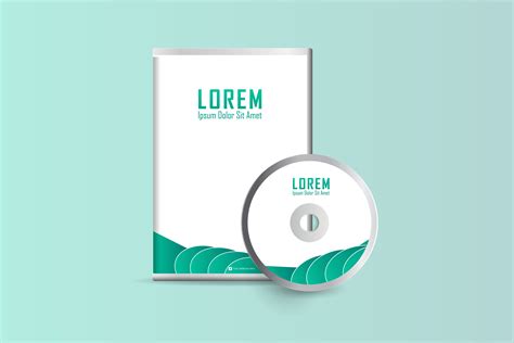 DVD Case and Disc Label Template Graphic by Ju Design · Creative Fabrica