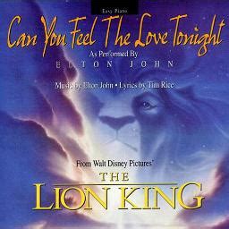 Can You Feel The Love Tonight - Song Lyrics and Music by The Lion King (Disney) arranged by 3K ...