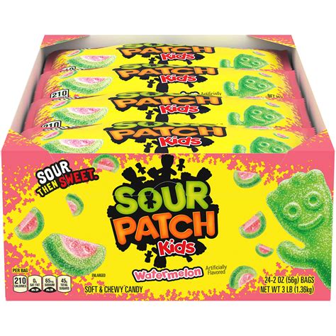 SOUR PATCH KIDS Watermelon Soft & Chewy Candy, 24 - 2 oz Bags- Buy Online in United Arab ...