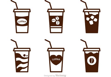 Iced Coffee Vectors - Download Free Vector Art, Stock Graphics & Images