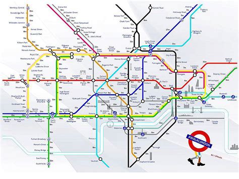 Tube strike walking map: Avoid Underground chaos with this useful | London tube map, London ...