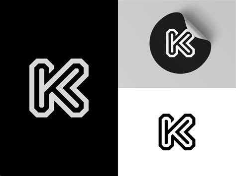 Letter K Monogram Logo by Sabuj Ali on Dribbble