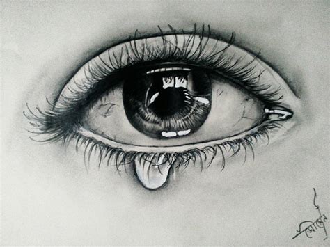 Buy Painting Tears On Eye Artwork No 11107 by Indian Artist Soumen Roy