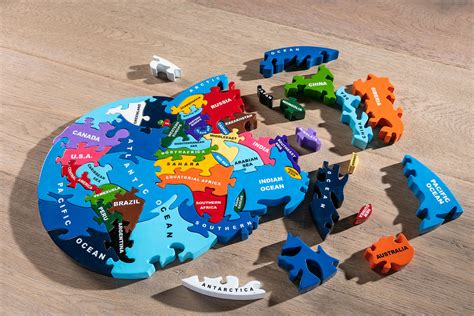 Map of the World, Map Jigsaw Puzzles | Alphabet Jigsaws