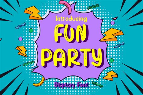 Fun Party Free Font | Hey Fonts