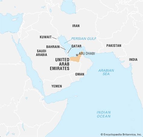 Where Is United Arab Emirates On A Map – The World Map