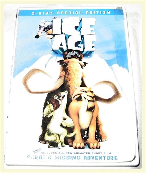 Ice Age DVD, 2002, 2-Disc Set, Includes Full Frame and Widescreen Free Ship USA - DVD, HD DVD ...