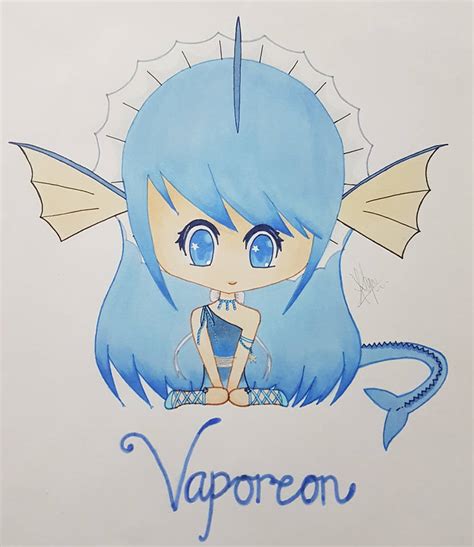 Humanoid Vaporeon ~ by AvelynStar on DeviantArt