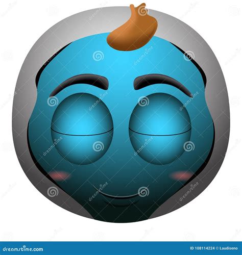 Happy baby emoji stock vector. Illustration of emoji - 108114224